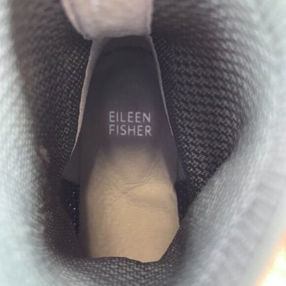 Eileen Fisher Jude Recycled Stretch Knit Bootie Size 6.5 Grey Ankle Boot - Picture 9 of 12